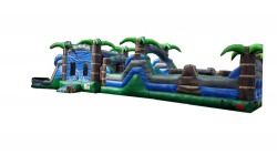 Blue20trop20obstacle20course20rental20tulsa20oklahoma 22274793 63ft Blue Tropical Obstacle Course (WET)