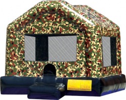 Camo Military Bounce House