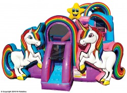 Unicorn20Bounce20House20Combo20Rental20Tulsa 178507509 Unicorn KidZone w/ Water Slide