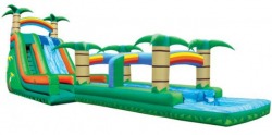 22ft Tropical Waterfall Water Slide