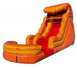 15ft Orange Crush Water Slide