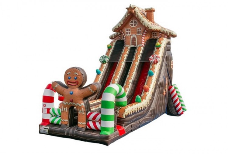 Gingerbread Double Lane Slide