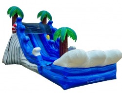 18ft Malibu Beach Double Lane Water Slide