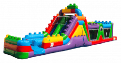 47ft Mega Blocks WATER Obstacle Course