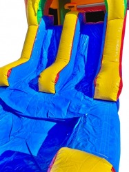 EZ20Rainbow20inflatable20bounce20house20water20slide20combo20party20rental20tulsa20oklahoma 150234679 EZ Rainbow Castle Combo w/ Pool