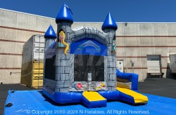 birthday castle bounce house combo rental 20blue tulsa ok202 1725031734 Sir Laughs Alot Castle Combo