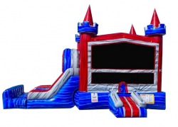 castle20tower20bounce20house20combo20inflatable20rental20tulsa20oklahoma 282280489 EZ Castle Tower Combo (Dry)