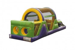 obstacle course rental tulsa ok lime green 2 1724614819 30ft Backyard Obstacle Course Lime Green