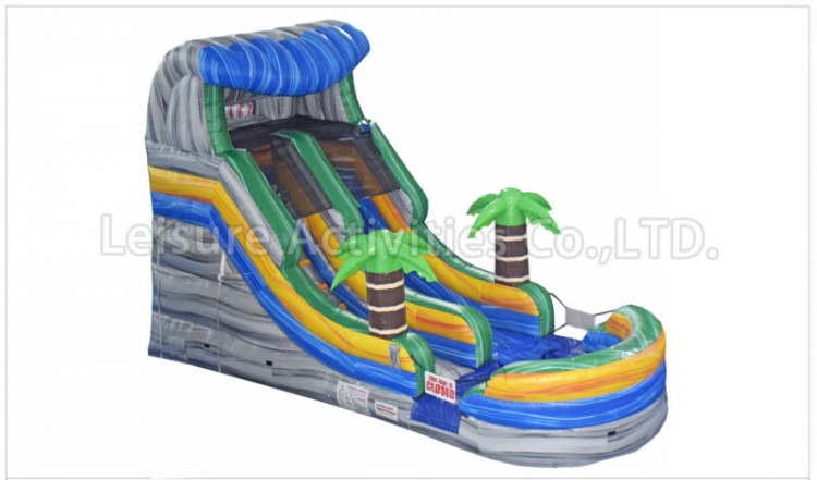 14ft Stone Water Slide