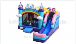 unicorn bounce house combo rental tulsa ok 4 1724618890 Unicorn Combo w/ Water Slide