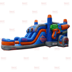 nerf20bounce20house20combo20rental20tulsa20ok202 1746455271 Blaster Bounce House Combo (Wet)