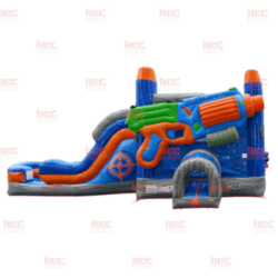 nerf20bounce20house20combo20rental20tulsa20ok203 1746455272 Blaster Bounce House Combo (Wet)